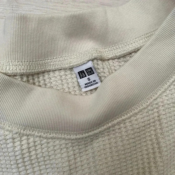 UNIQLO - Beige Waffle Long Dress - Picture 6 of 6